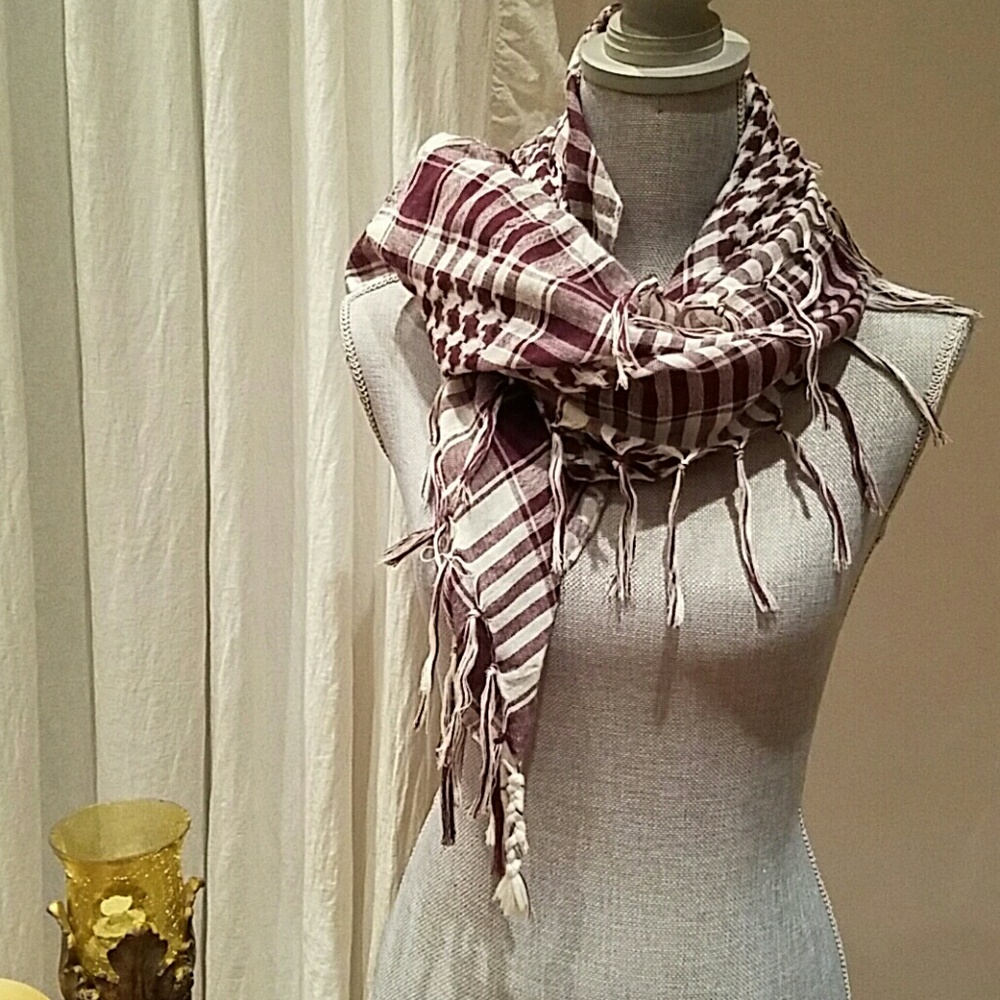 Scarf or Shoulder Cover Fringed